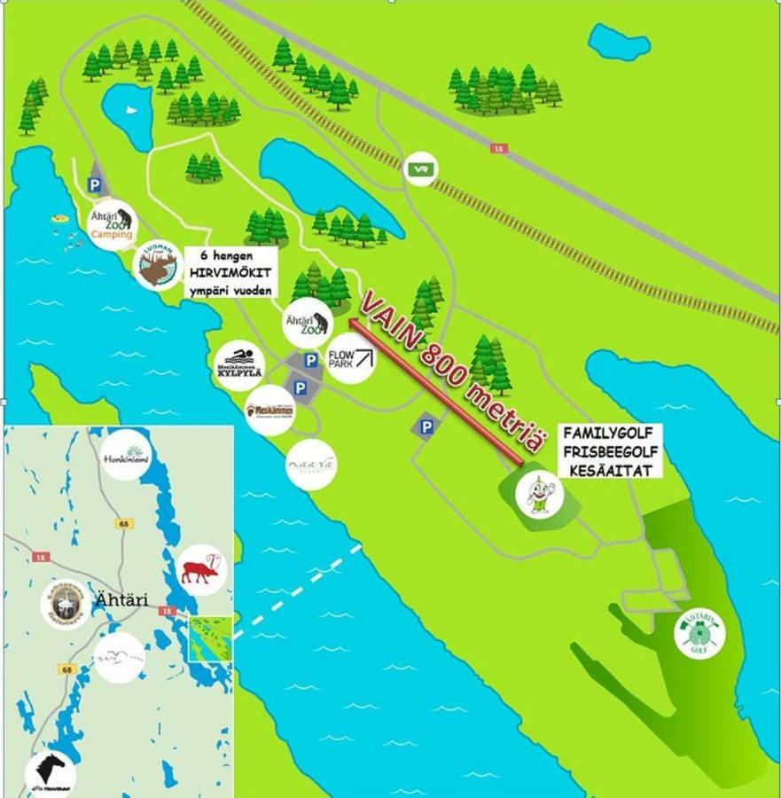 Kesaeaitat Hotell Ähtäri Exteriör bild